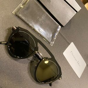 Christian Dior DiorFuturistic Black/Black Lenses 99mm Sunglasses